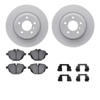 R1 Concepts WDUH1-31242 Carbon Series Brake Rotors W/ 5000 Oep Brake Pads & Hdw